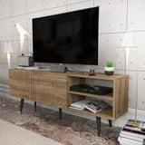 Comodă TV Ronas, Diverse culori, 160x35x39 cm - Nuc | SKU: 322RTC2456 | Comodă TV Ronas, 160x35x39 cm, varianta Nuc, produs pentru amenajarea locuinței, disponibil online în România la CasaMob