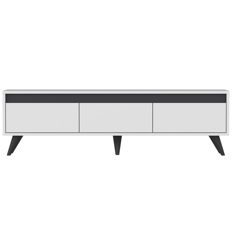 Alb | SKU: 327ODS1113 | Comodă TV Century, 150x30x45 cm, varianta Alb, produs pentru amenajarea locuinței, disponibil online în România la CasaMob