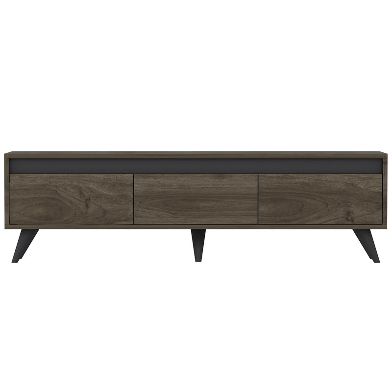Nuc | SKU: 327ODS1114 | Comodă TV Century, 150x30x45 cm, varianta Nuc, produs pentru amenajarea locuinței, disponibil online în România la CasaMob