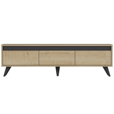Stejar safir | SKU: 327ODS1115 | Comodă TV Century, 150x30x45 cm, varianta Stejar safir, produs pentru amenajarea locuinței, disponibil online în România la CasaMob