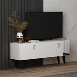 Comodă TV Tarab, Diverse culori, 120x30x50 cm - Alb | SKU: 327ODS1117 | Comodă TV Tarab, 120x30x50 cm, varianta Alb, produs pentru amenajarea locuinței, disponibil online în România la CasaMob