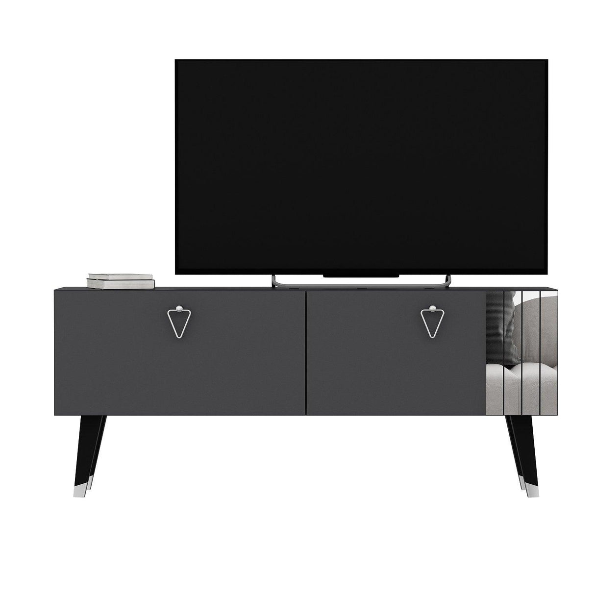 Comodă TV Tarab, Diverse culori, 120x30x50 cm - Antracit | SKU: 327ODS1118 | Comodă TV Tarab, 120x30x50 cm, varianta Antracit, produs pentru amenajarea locuinței, disponibil online în România la CasaMob