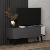 Comodă TV Tarab, Diverse culori, 120x30x50 cm - Antracit | SKU: 327ODS1118 | Comodă TV Tarab, 120x30x50 cm, varianta Antracit, produs pentru amenajarea locuinței, disponibil online în România la CasaMob