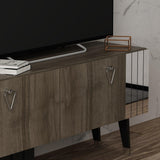Comodă TV Tarab, Diverse culori, 120x30x50 cm - Nuc | SKU: 327ODS1119 | Comodă TV Tarab, 120x30x50 cm, varianta Nuc, produs pentru amenajarea locuinței, disponibil online în România la CasaMob