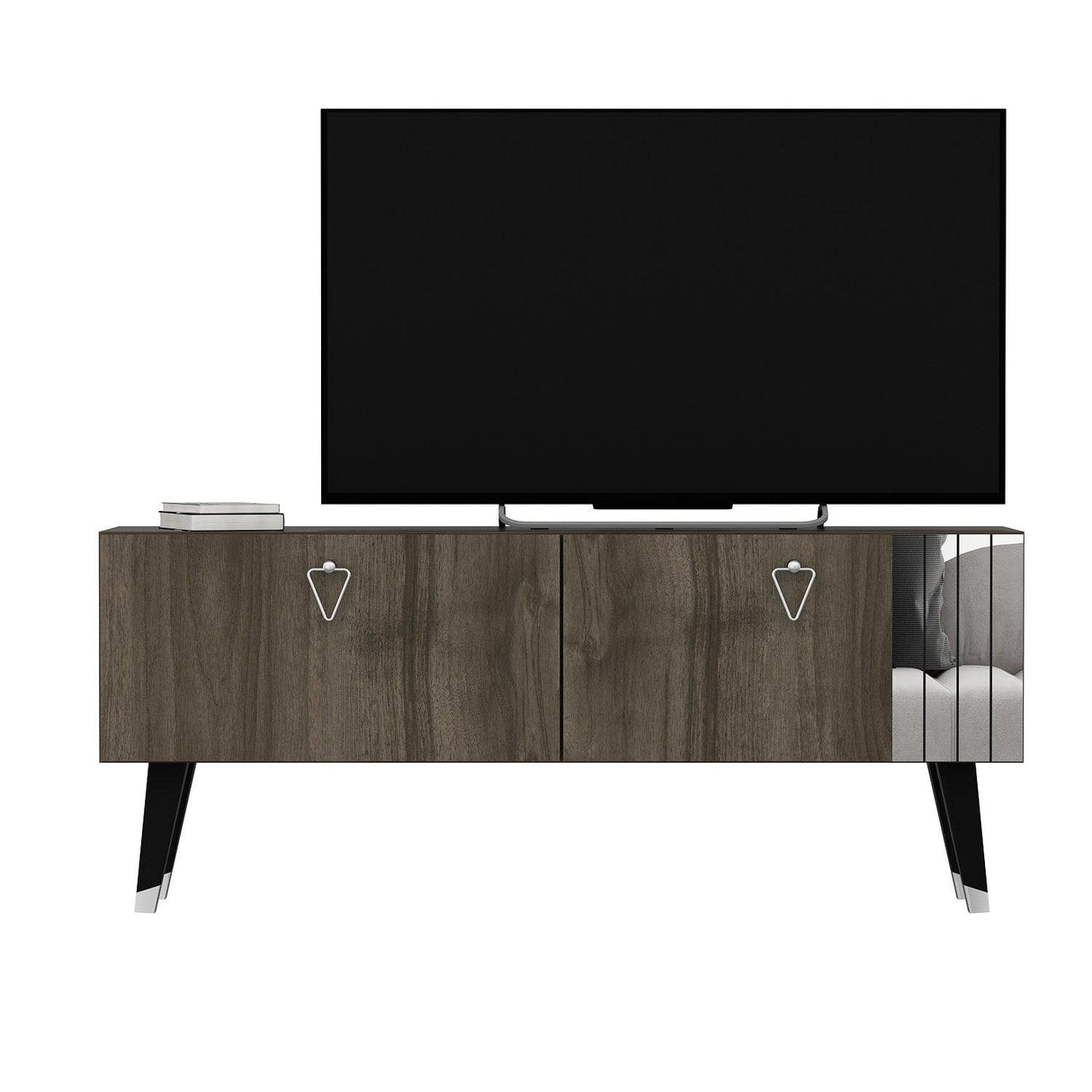 Comodă TV Tarab, Diverse culori, 120x30x50 cm - Nuc | SKU: 327ODS1119 | Comodă TV Tarab, 120x30x50 cm, varianta Nuc, produs pentru amenajarea locuinței, disponibil online în România la CasaMob