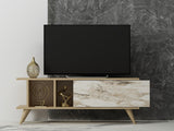 Comodă TV Liberty, Diverse culori, 120x30x45 cm - Stejar safir - Marble | SKU: 327ODS1123 | Comodă TV Liberty, 120x30x45 cm, varianta Stejar safir - Marble, produs pentru amenajarea locuinței, disponibil online în România la CasaMob