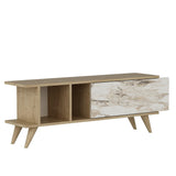 Comodă TV Liberty, Diverse culori, 120x30x45 cm - Stejar safir - Marble | SKU: 327ODS1123 | Comodă TV Liberty, 120x30x45 cm, varianta Stejar safir - Marble, produs pentru amenajarea locuinței, disponibil online în România la CasaMob