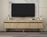 Comodă TV River, Diverse culori, 150x30x48 cm - Stejar safir | SKU: 327ODS1129 | Comodă TV River, 150x30x48 cm, varianta Stejar safir, produs pentru amenajarea locuinței, disponibil online în România la CasaMob