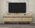 Stejar safir | SKU: 327ODS1129 | Comodă TV River, 150x30x48 cm, varianta Stejar safir, produs pentru amenajarea locuinței, disponibil online în România la CasaMob