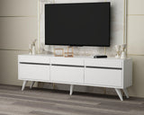 Comodă TV River, Diverse culori, 150x30x48 cm - Alb | SKU: 327ODS1130 | Comodă TV River, 150x30x48 cm, varianta Alb, produs pentru amenajarea locuinței, disponibil online în România la CasaMob