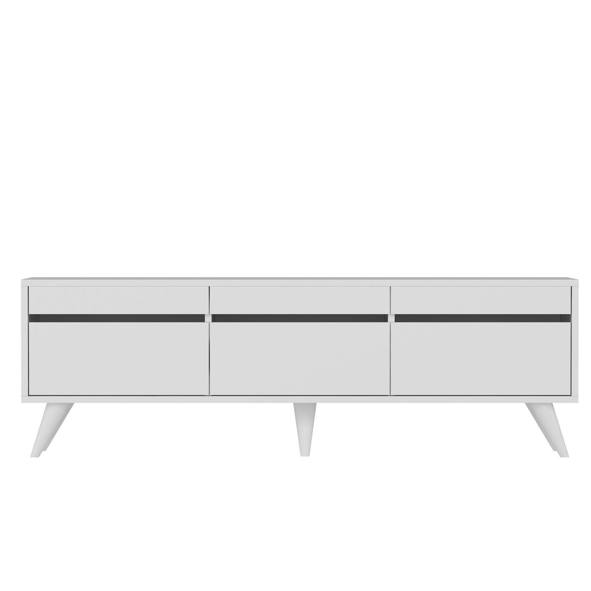 Comodă TV River, Diverse culori, 150x30x48 cm - Alb | SKU: 327ODS1130 | Comodă TV River, 150x30x48 cm, varianta Alb, produs pentru amenajarea locuinței, disponibil online în România la CasaMob