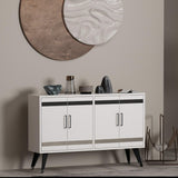 Comodă TV İlda, Diverse culori, 120x30x80 cm - Alb | SKU: 327ODS1132 | Comodă TV İlda, 120x30x80 cm, varianta Alb, produs pentru amenajarea locuinței, disponibil online în România la CasaMob