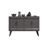Comodă TV İlda, Diverse culori, 120x30x80 cm - Antracit | SKU: 327ODS1133 | Comodă TV İlda, 120x30x80 cm, varianta Antracit, produs pentru amenajarea locuinței, disponibil online în România la CasaMob
