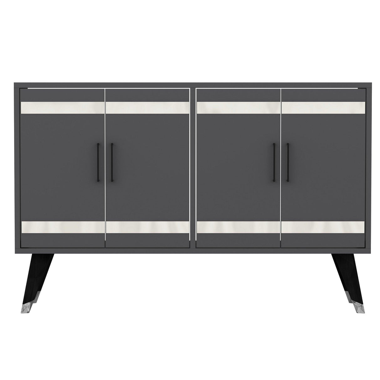 Comodă TV İlda, Diverse culori, 120x30x80 cm - Antracit | SKU: 327ODS1133 | Comodă TV İlda, 120x30x80 cm, varianta Antracit, produs pentru amenajarea locuinței, disponibil online în România la CasaMob
