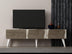 Marble - Nuc | SKU: 327ODS1134 | Comodă TV Veas, 150x30x43 cm, varianta Marble - Nuc, produs pentru amenajarea locuinței, disponibil online în România la CasaMob
