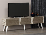 Comodă TV Veas, Diverse culori, 150x30x43 cm - Marble - Nuc | SKU: 327ODS1134 | Comodă TV Veas, 150x30x43 cm, varianta Marble - Nuc, produs pentru amenajarea locuinței, disponibil online în România la CasaMob