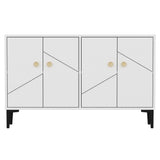 Comodă TV Cria, Diverse culori, 120x30x75 cm - Alb | SKU: 327ODS1136 | Comodă TV Cria, 120x30x75 cm, varianta Alb, produs pentru amenajarea locuinței, disponibil online în România la CasaMob