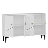 Comodă TV Myria, Diverse culori, 120x30x75 cm - Alb | SKU: 327ODS1138 | Comodă TV Myria, 120x30x75 cm, varianta Alb, produs pentru amenajarea locuinței, disponibil online în România la CasaMob