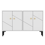 Comodă TV Myria, Diverse culori, 120x30x75 cm - Alb | SKU: 327ODS1138 | Comodă TV Myria, 120x30x75 cm, varianta Alb, produs pentru amenajarea locuinței, disponibil online în România la CasaMob