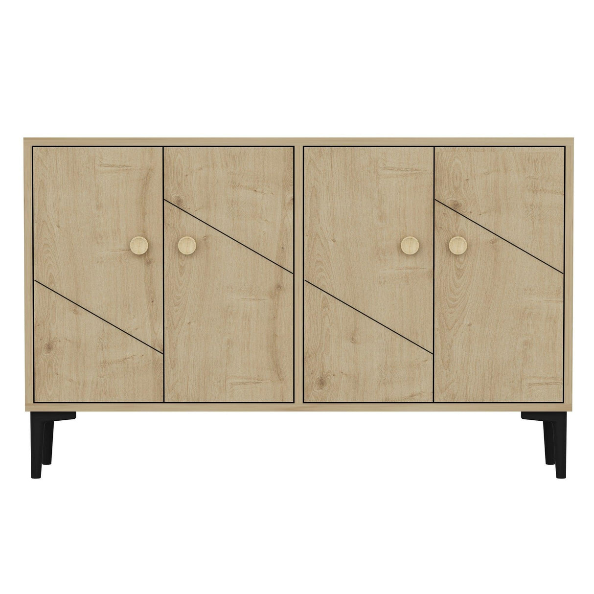Comodă TV Myria, Diverse culori, 120x30x75 cm - Stejar safir | SKU: 327ODS1139 | Comodă TV Myria, 120x30x75 cm, varianta Stejar safir, produs pentru amenajarea locuinței, disponibil online în România la CasaMob