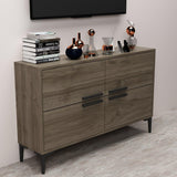 Comodă TV Ctn, Diverse culori, 120x30x75 cm - Nuc | SKU: 327ODS1145 | Comodă TV Ctn, 120x30x75 cm, varianta Nuc, produs pentru amenajarea locuinței, disponibil online în România la CasaMob