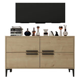 Comodă TV Ctn, Diverse culori, 120x30x75 cm - Stejar safir | SKU: 327ODS1146 | Comodă TV Ctn, 120x30x75 cm, varianta Stejar safir, produs pentru amenajarea locuinței, disponibil online în România la CasaMob
