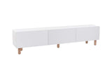 Comodă TV Alvin, Diverse culori, 180x31x42 cm - Alb | SKU: 327ODS1255 | Comodă TV Alvin, 180x31x42 cm, varianta Alb, produs pentru amenajarea locuinței, disponibil online în România la CasaMob