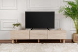 Comodă TV Alvin, Diverse culori, 180x31x42 cm - Travertin | SKU: 327ODS1256 | Comodă TV Alvin, 180x31x42 cm, varianta Travertin, produs pentru amenajarea locuinței, disponibil online în România la CasaMob