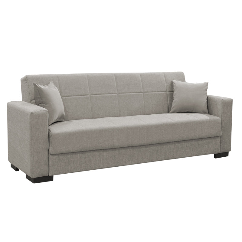 Canapea extensibilă cu depozitare Vox, Diverse culori, 154x82x83 cm - Gri deschis | SKU: 328-000009 | Canapea extensibilă cu depozitare Vox, 154x82x83 cm, varianta Gri deschis, produs pentru amenajarea locuinței, disponibil online în România la CasaMob