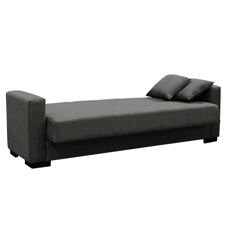 Canapea extensibilă cu depozitare Vox, Diverse culori, 214x82x83 cm - Gri închis | SKU: 328-000010 | Canapea extensibilă cu depozitare Vox, 214x82x83 cm, varianta Gri închis, produs pentru amenajarea locuinței, disponibil online în România la CasaMob