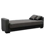 Canapea extensibilă cu depozitare Vox, Diverse culori, 214x82x83 cm - Gri închis | SKU: 328-000010 | Canapea extensibilă cu depozitare Vox, 214x82x83 cm, varianta Gri închis, produs pentru amenajarea locuinței, disponibil online în România la CasaMob
