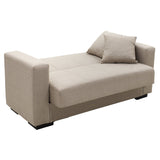 Canapea extensibilă cu depozitare Vox, Diverse culori, 154x82x83 cm - Crem | SKU: 328-000012 | Canapea extensibilă cu depozitare Vox, 154x82x83 cm, varianta Crem, produs pentru amenajarea locuinței, disponibil online în România la CasaMob