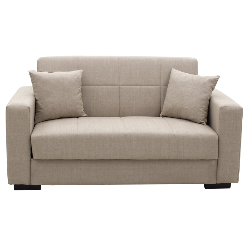 Canapea extensibilă cu depozitare Vox, Diverse culori, 154x82x83 cm - Crem | SKU: 328-000012 | Canapea extensibilă cu depozitare Vox, 154x82x83 cm, varianta Crem, produs pentru amenajarea locuinței, disponibil online în România la CasaMob