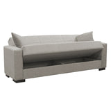 Canapea extensibilă cu depozitare Vox, Diverse culori, 154x82x83 cm - Crem | SKU: 328-000012 | Canapea extensibilă cu depozitare Vox, 154x82x83 cm, varianta Crem, produs pentru amenajarea locuinței, disponibil online în România la CasaMob