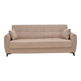 Canapea extensibila cu depozitare pentru trei persoane Lincoln, tesatura, Diverse culori, 225x85x90 cm, 85x225 cm - Bej | SKU: 328-000016 | Canapea extensibila cu depozitare pentru trei persoane Lincoln, tesatura, 225x85x90 cm, 85x225 cm, varianta Bej, produs pentru amenajarea locuinței, disponibil online în România la CasaMob