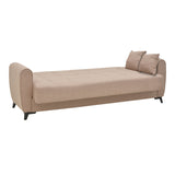 Canapea extensibila cu depozitare pentru trei persoane Lincoln, tesatura, Diverse culori, 225x85x90 cm, 85x225 cm - Bej | SKU: 328-000016 | Canapea extensibila cu depozitare pentru trei persoane Lincoln, tesatura, 225x85x90 cm, 85x225 cm, varianta Bej, produs pentru amenajarea locuinței, disponibil online în România la CasaMob