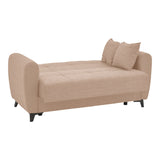 Canapea extensibilă cu depozitare Lincoln, Diverse culori, 165x85x90 cm - Bej | SKU: 328-000019 | Canapea extensibilă cu depozitare Lincoln, 165x85x90 cm, varianta Bej, produs pentru amenajarea locuinței, disponibil online în România la CasaMob