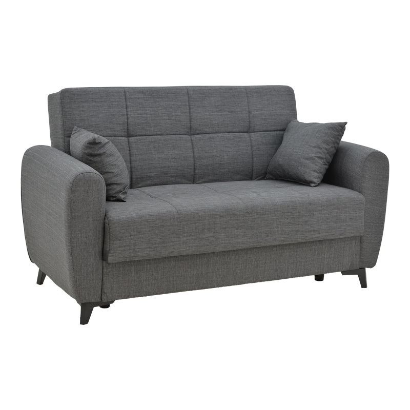 Canapea extensibilă cu depozitare Lincoln, Diverse culori, 165x85x90 cm - Gri închis | SKU: 328-000021 | Canapea extensibilă cu depozitare Lincoln, 165x85x90 cm, varianta Gri închis, produs pentru amenajarea locuinței, disponibil online în România la CasaMob