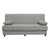 Canapea extensibilă 3 locuri Romina, cu spațiu de depozitare, Diverse culori, 190x85x90 cm - Gri deschis | SKU: 328-000024 | Canapea extensibilă 3 locuri Romina, cu spațiu de depozitare, 190x85x90 cm, varianta Gri deschis, produs pentru amenajarea locuinței, disponibil online în România la CasaMob