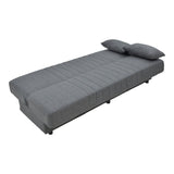 Canapea extensibilă 3 locuri Romina, cu spațiu de depozitare, Diverse culori, 190x85x90 cm - Gri închis | SKU: 328-000025 | Canapea extensibilă 3 locuri Romina, cu spațiu de depozitare, 190x85x90 cm, varianta Gri închis, produs pentru amenajarea locuinței, disponibil online în România la CasaMob