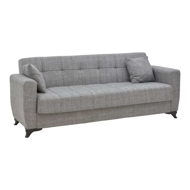 Canapea extensibilă cu depozitare Modesto, Diverse culori, 215x85x80 cm - Gri deschis | SKU: 328-000027 | Canapea extensibilă cu depozitare Modesto, 215x85x80 cm, varianta Gri deschis, produs pentru amenajarea locuinței, disponibil online în România la CasaMob