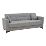 Canapea extensibilă cu depozitare Modesto, Diverse culori, 215x85x80 cm - Gri deschis | SKU: 328-000027 | Canapea extensibilă cu depozitare Modesto, 215x85x80 cm, varianta Gri deschis, produs pentru amenajarea locuinței, disponibil online în România la CasaMob
