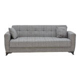 Canapea extensibilă cu depozitare Modesto, Diverse culori, 215x85x80 cm - Gri deschis | SKU: 328-000027 | Canapea extensibilă cu depozitare Modesto, 215x85x80 cm, varianta Gri deschis, produs pentru amenajarea locuinței, disponibil online în România la CasaMob