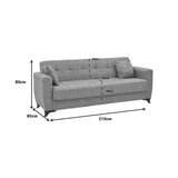 Canapea extensibilă cu depozitare Modesto, Diverse culori, 215x85x80 cm - Gri deschis | SKU: 328-000027 | Canapea extensibilă cu depozitare Modesto, 215x85x80 cm, varianta Gri deschis, produs pentru amenajarea locuinței, disponibil online în România la CasaMob