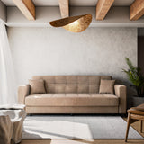 Canapea extensibilă cu depozitare Modesto, Diverse culori, 215x85x80 cm - Bej | SKU: 328-000028 | Canapea extensibilă cu depozitare Modesto, 215x85x80 cm, varianta Bej, produs pentru amenajarea locuinței, disponibil online în România la CasaMob