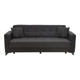 Canapea extensibilă cu depozitare Modesto, Diverse culori, 215x85x80 cm - Negru | SKU: 328-000029 | Canapea extensibilă cu depozitare Modesto, 215x85x80 cm, varianta Negru, produs pentru amenajarea locuinței, disponibil online în România la CasaMob