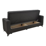 Canapea extensibilă cu depozitare Modesto, Diverse culori, 215x85x80 cm - Negru | SKU: 328-000029 | Canapea extensibilă cu depozitare Modesto, 215x85x80 cm, varianta Negru, produs pentru amenajarea locuinței, disponibil online în România la CasaMob