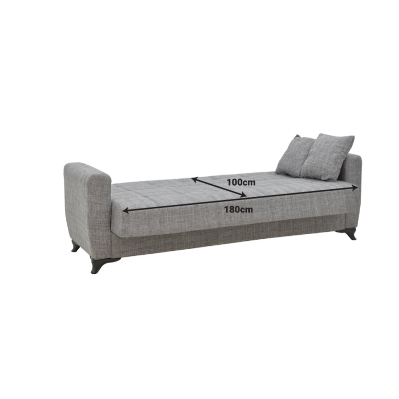 Canapea extensibilă cu depozitare Modesto, Diverse culori, 215x85x80 cm - Negru | SKU: 328-000029 | Canapea extensibilă cu depozitare Modesto, 215x85x80 cm, varianta Negru, produs pentru amenajarea locuinței, disponibil online în România la CasaMob