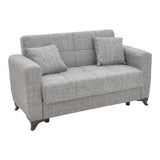 Canapea extensibilă cu depozitare Modesto, Diverse culori, 155x85x80 cm - Gri deschis | SKU: 328-000030 | Canapea extensibilă cu depozitare Modesto, 155x85x80 cm, varianta Gri deschis, produs pentru amenajarea locuinței, disponibil online în România la CasaMob