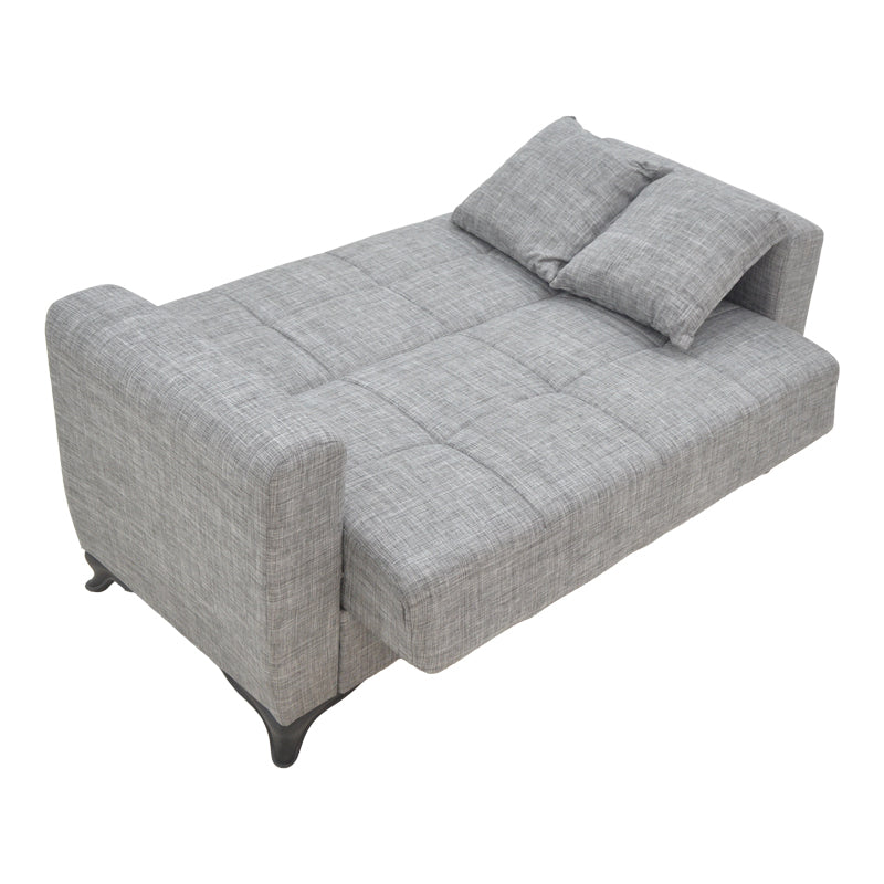 Canapea extensibilă cu depozitare Modesto, Diverse culori, 155x85x80 cm - Gri deschis | SKU: 328-000030 | Canapea extensibilă cu depozitare Modesto, 155x85x80 cm, varianta Gri deschis, produs pentru amenajarea locuinței, disponibil online în România la CasaMob